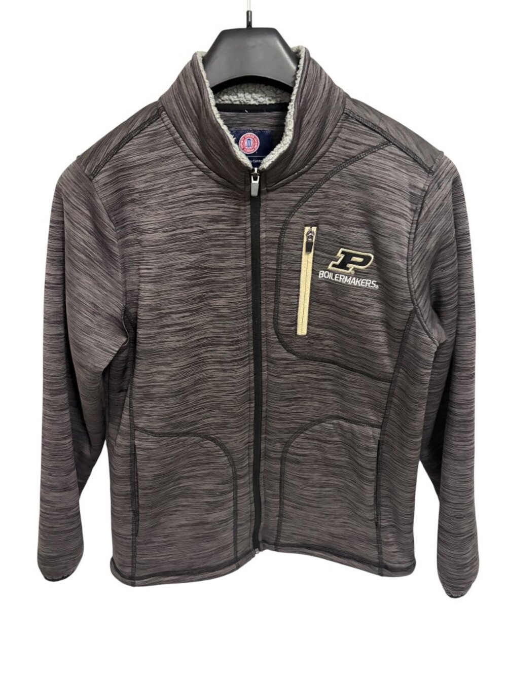 G-III Purdue Boilermakers Jacket Womens Size Medium Full Zip Pockets Logo